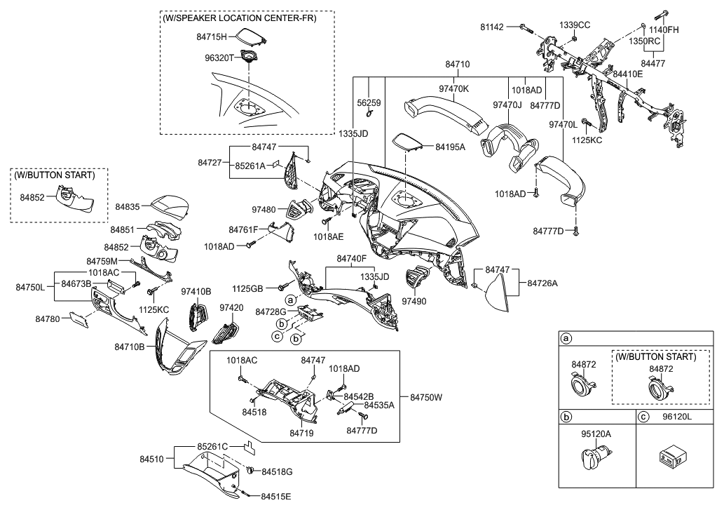 2015 Hyundai Veloster Crash Pad - Hyundai Parts Deal