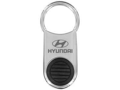 Hyundai Oval shape keychain with a Blue light 00402-23810