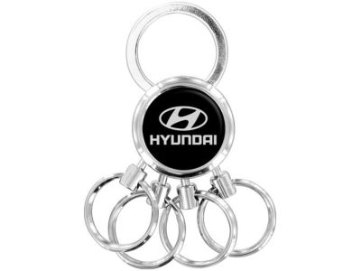 Hyundai Spider style keychain with multi-keyrings 00402-24510