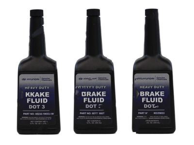 Hyundai 00232-19053 Brake Fluid, Dot 4, 12 OZ.