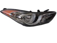 Hyundai 92102-3Y000 Passenger Side Headlight Assembly Composite