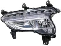 Hyundai 92201-4Z510 Front Driver Side Fog Light Assembly