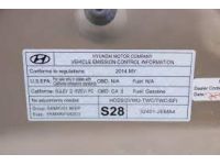 Hyundai 32401-2EMA4 Label-1