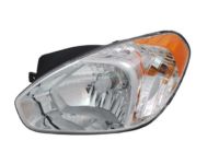 Hyundai 92101-1E011 Driver Side Headlight Assembly Composite