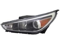 Hyundai 92102-G3040 Headlight Pair Fitsgt Hatchback