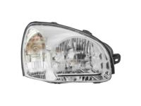 Hyundai Santa Fe Headlight - 92102-26251 Passenger Side Headlight Assembly Composite