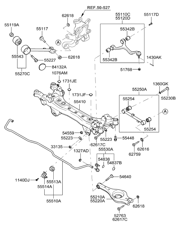 2007 Hyundai Sonata New Body Style Rear Suspension Control Arm