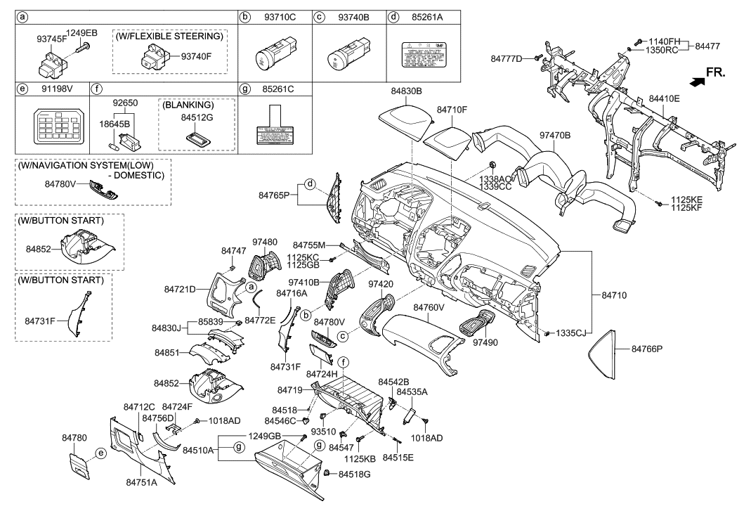 93725-2s000-tap Genuine Hyundai Switch Assembly-windshield Deicer