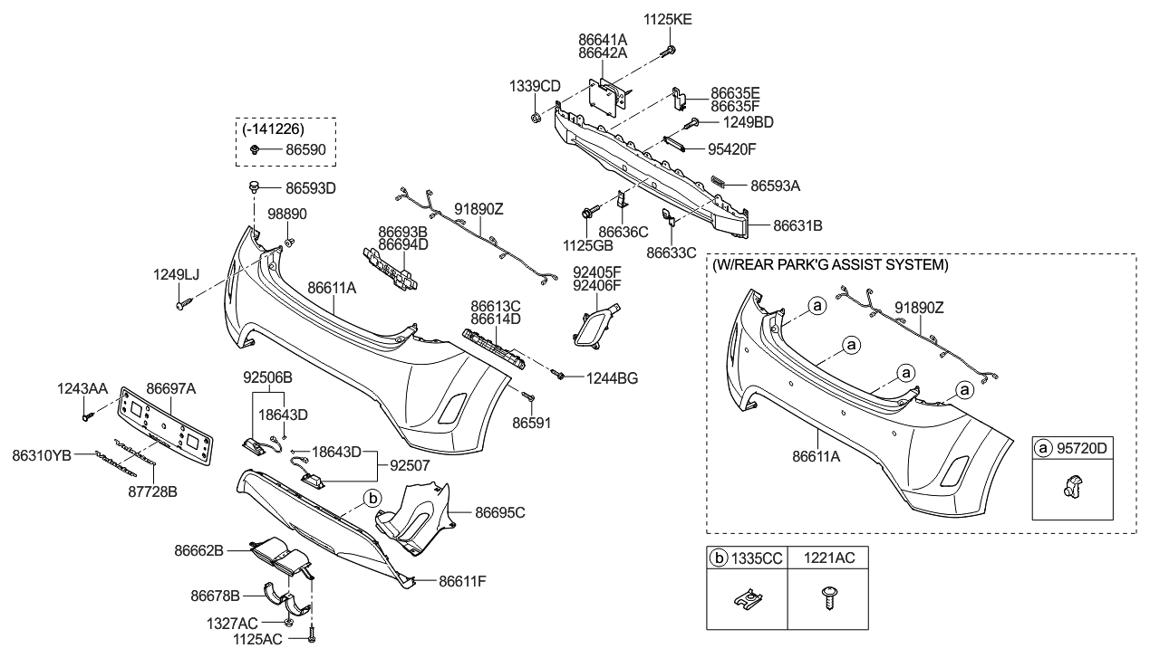 86697-2V004 - Genuine Hyundai Parts