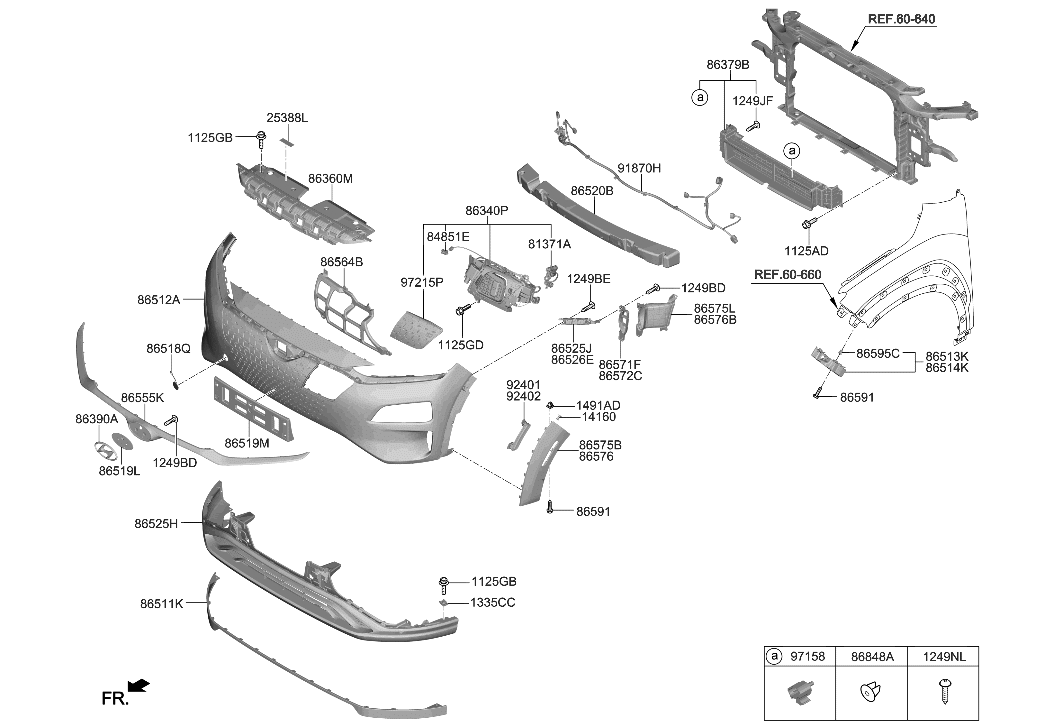 2019 Hyundai Kona Electric Front Bumper - Hyundai Parts Deal