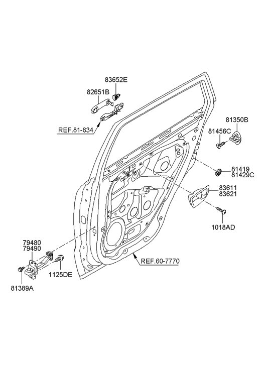 83611-2B000-HZ - Genuine Hyundai Parts