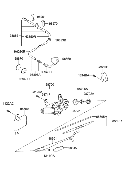 954A0-F2AM2 Genuine Hyundai Unit Assembly-Bcm & Receiver