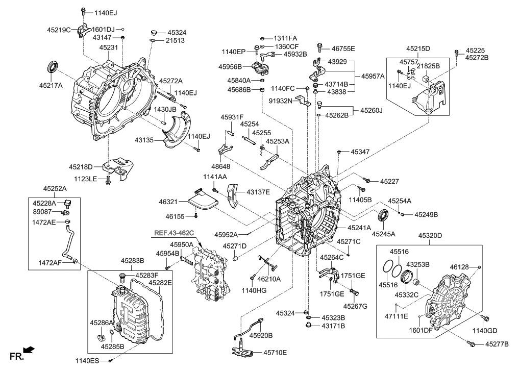 45282-26100 - Genuine Hyundai Gasket-valve Body Cover