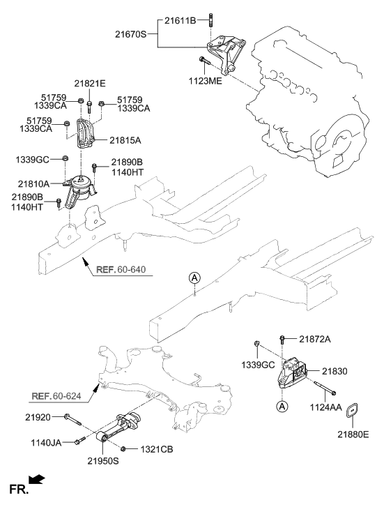 21830-D3800 - Genuine Hyundai Parts