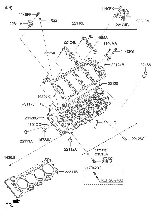 21126-3F300 Genuine Hyundai ORIFICE