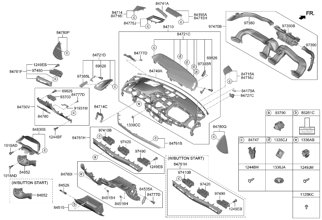 L Nnb Genuine Hyundai Panel Assembly Lower Crash Pad Lh