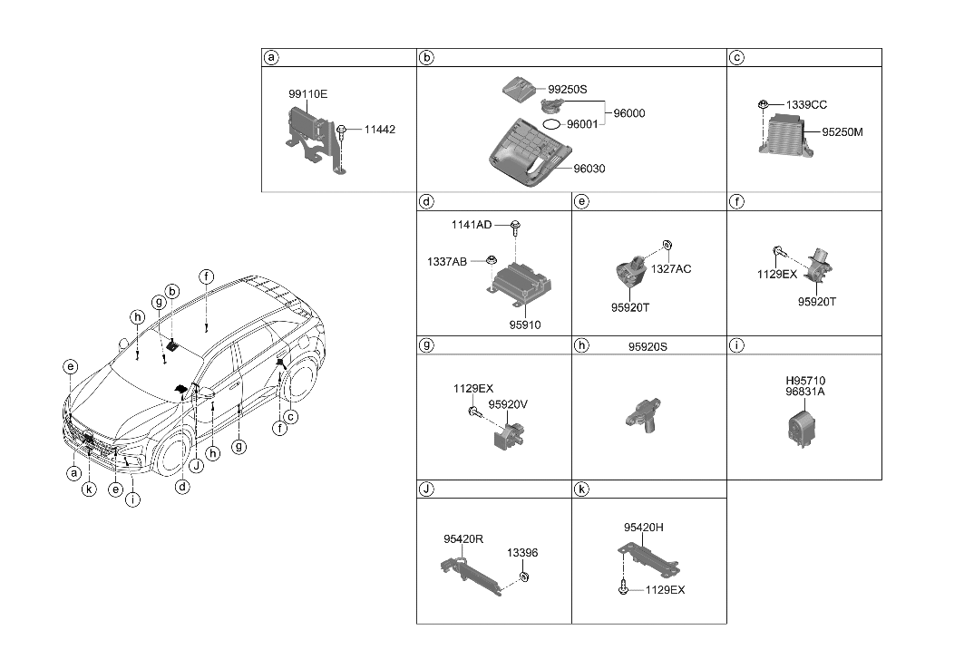 99110-M5000 Genuine Hyundai Unit Assembly-Front Radar