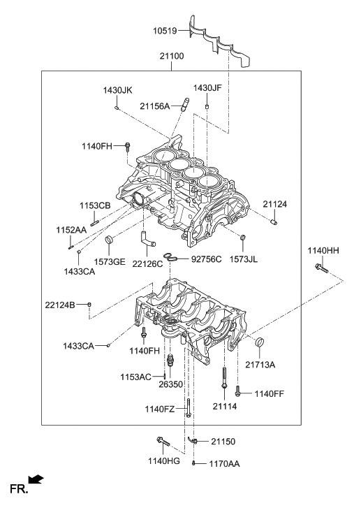 26122-03000 Genuine Hyundai Plunger-Relief