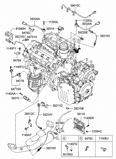 Electronic Control - 2009 Hyundai Sonata Old Body Style