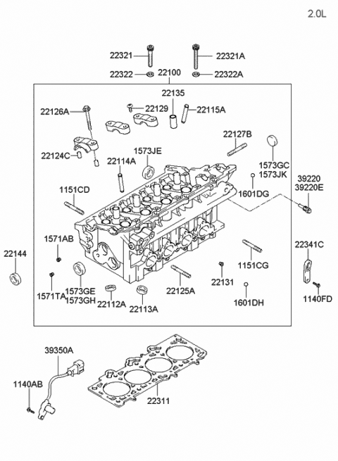 Hyundai Tucson Engine Diagram