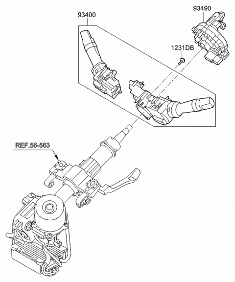 Multifunction Switch - 2017 Hyundai Veloster