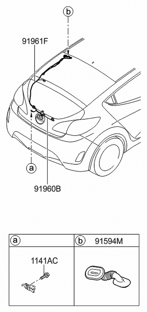 Door Wiring - 2015 Hyundai Veloster