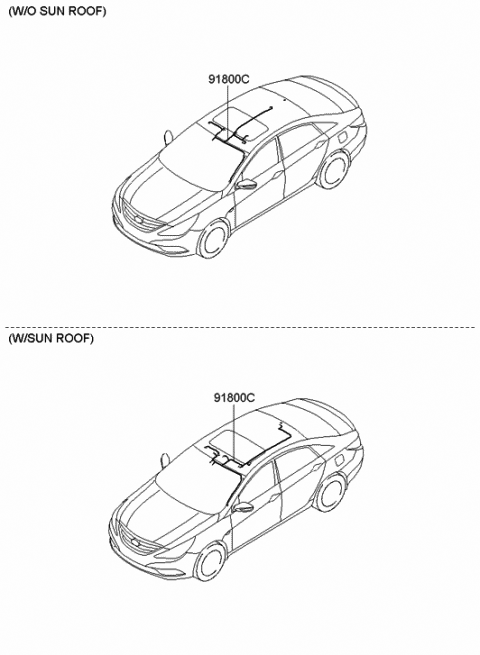 Miscellaneous Wiring - 2013 Hyundai Sonata