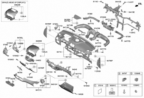 Crash Pad - 2019 Hyundai Kona Electric