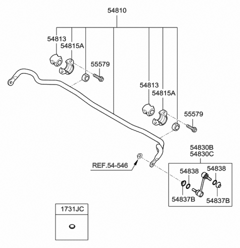 18855-10070 Genuine Hyundai Plug Assembly-Spark