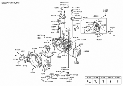 42700-39055 Genuine Hyundai Switch-Inhibitor