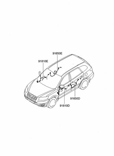 Miscellaneous Wiring - 2012 Hyundai Santa Fe