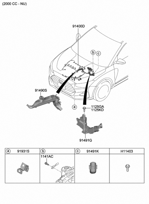 Control Wiring - 2019 Hyundai Veloster