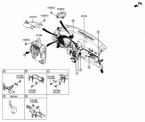 Main Wiring - 2016 Hyundai Sonata