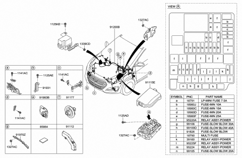 2016 Hyundai Elantra GT Front Wiring - Hyundai Parts Deal