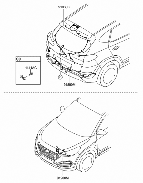 Miscellaneous Wiring - 2018 Hyundai Tucson