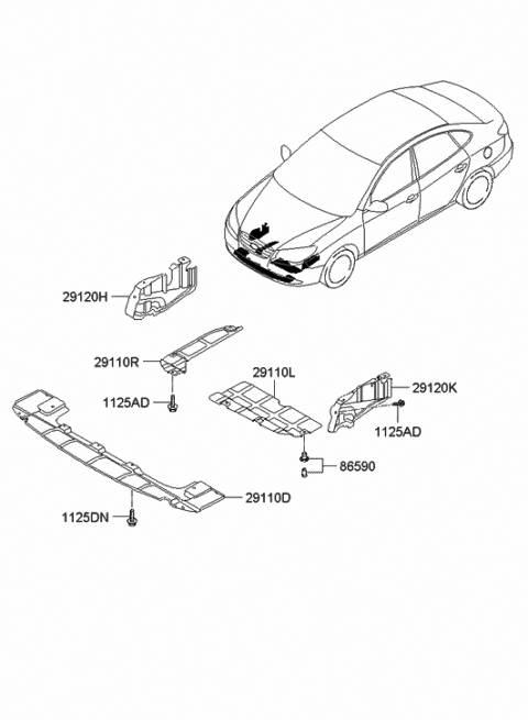 Hyundai kia 11254 06256k