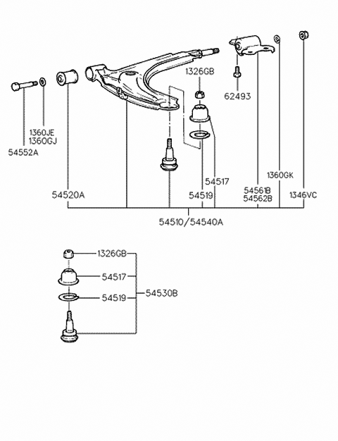 Схема задней подвески hyundai elantra hd