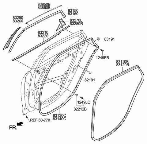 83260-3V001-GU Genuine Hyundai Part