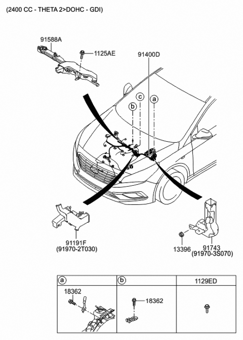 91971-3V180 Genuine Hyundai Protector-Wiring