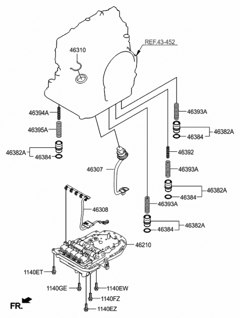 Transmission Valve Body - 2009 Hyundai Elantra Touring