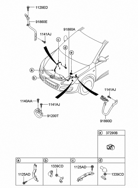 Miscellaneous Wiring - 2010 Hyundai Elantra Touring