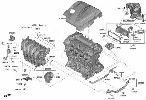 Intake Manifold 2021 Hyundai Sonata