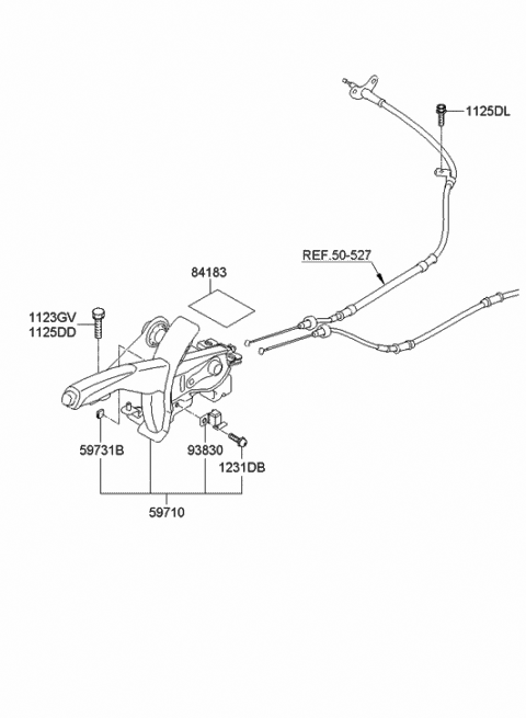 Parking Brake - 2013 Hyundai Genesis Coupe