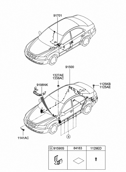 Instrument Wiring - 2007 Hyundai Sonata Old Body Style