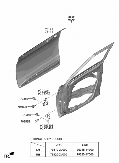 Front Door Panel - 2020 Hyundai Venue