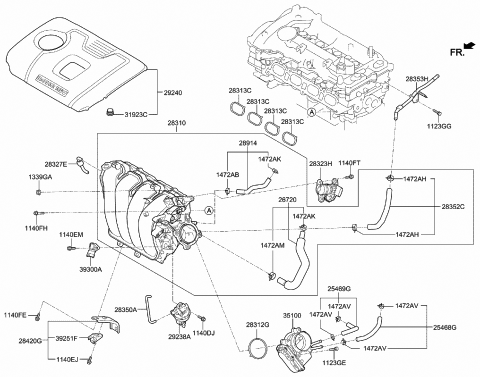 Intake Manifold - 2019 Hyundai Kona