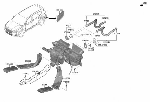 Hyundai kia 97510 3a000