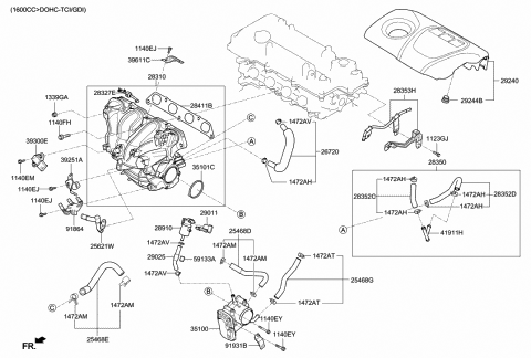 Intake Manifold - 2018 Hyundai Elantra GT