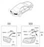 Diagram for Hyundai Sonata Light Socket - 92450-0A500