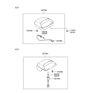 Diagram for Hyundai Sonata Light Socket - 92754-25000